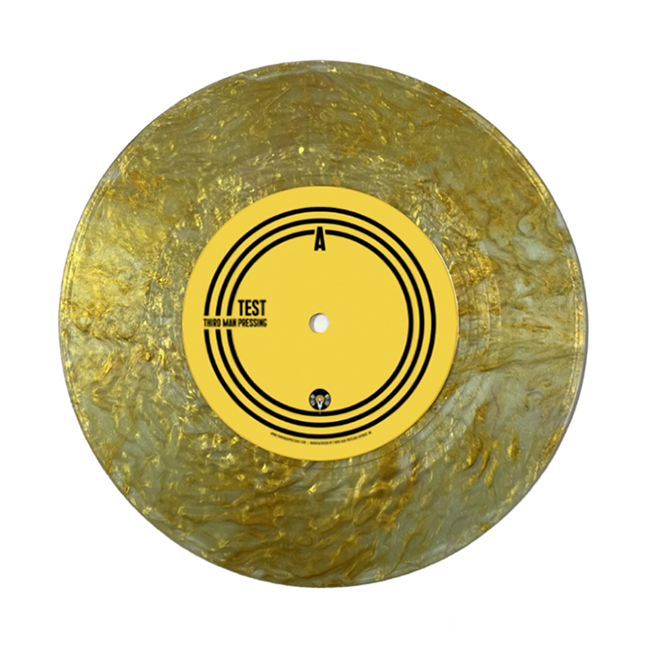 7" Metallic Concentrate color vinyl on white background